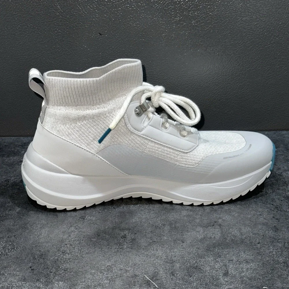 Vessi Cloudburst High Top Womens Size 9 Waterproof Sneakers Hiking Frost White - Picture 7 of 11